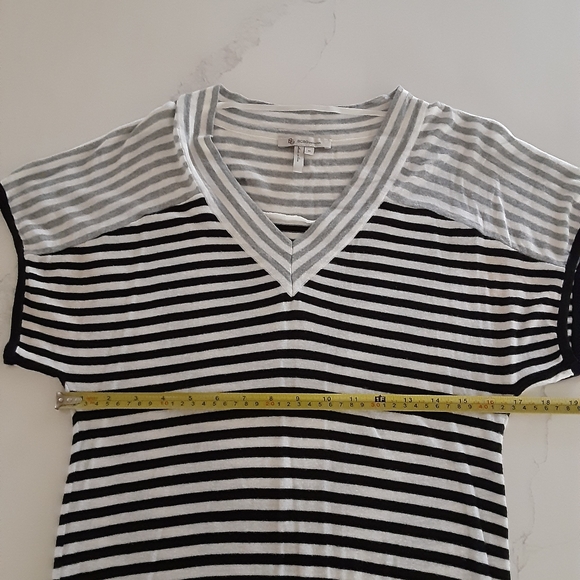 BCBGENERATION Black and White Stripe Dress - Picture 6 of 11
